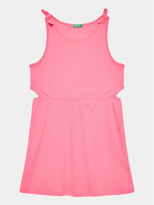 United Colors Of Benetton United Colors Of Benetton Haljina za svaki dan 3ZZUCV00E Ružičasta Regular Fit