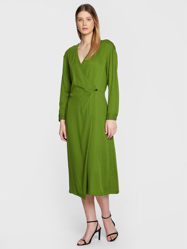United Colors Of Benetton United Colors Of Benetton Haljina za svaki dan 43B2DV02K Zelena Regular Fit