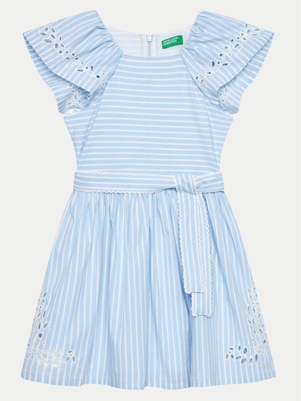 United Colors Of Benetton United Colors Of Benetton Haljina za svaki dan 4ETMCV02M Plava Regular Fit