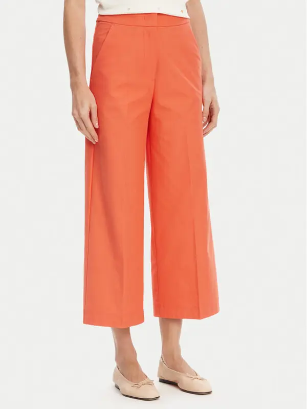 United Colors of Benetton United Colors Of Benetton Hlače 42A8DF08R Narančasta Wide Leg