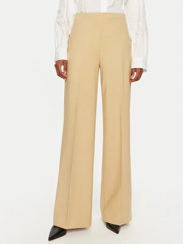 United Colors of Benetton United Colors Of Benetton Hlače 4962DF01Z Bež Wide Leg