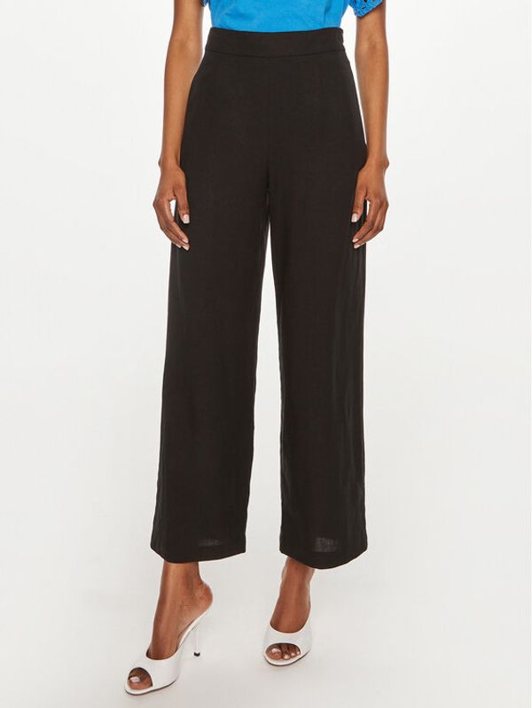 United Colors Of Benetton United Colors Of Benetton Hlače 4ENBDF06Q Crna Relaxed Fit