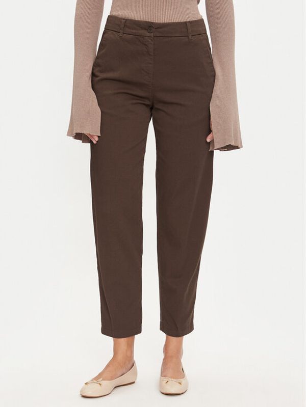 United Colors Of Benetton United Colors Of Benetton Hlače 4GD7DF06U Smeđa Regular Fit