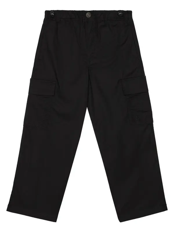United Colors of Benetton United Colors Of Benetton Hlače 4L2VCF04I Crna Straight Fit