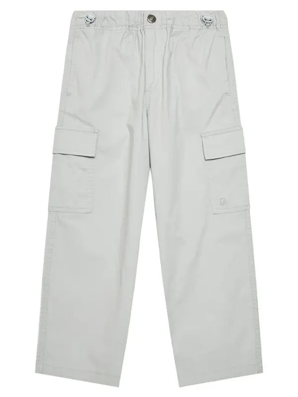 United Colors of Benetton United Colors Of Benetton Hlače 4L2VCF04I Siva Straight Fit
