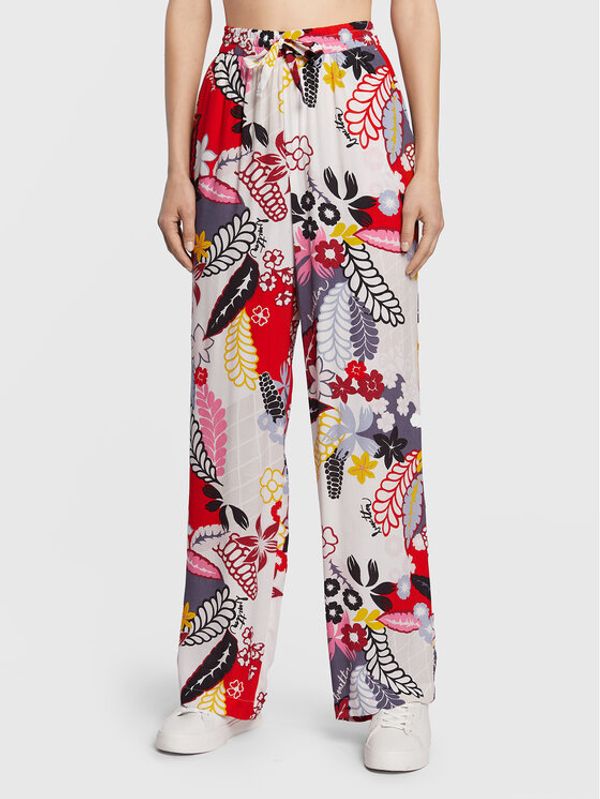 United Colors Of Benetton United Colors Of Benetton Hlače 4OAKDF01I Šarena Relaxed Fit