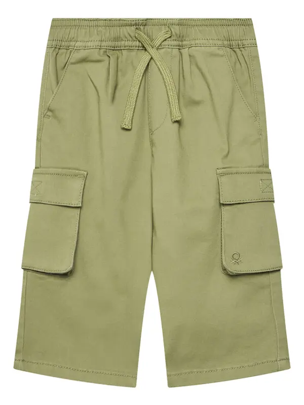 United Colors of Benetton United Colors Of Benetton Hlače 4TCGGF02B Zelena Regular Fit