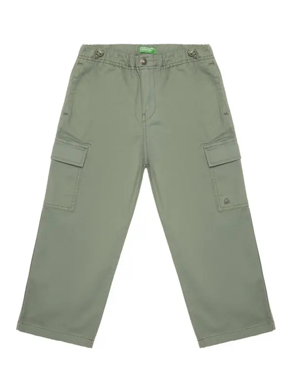 United Colors of Benetton United Colors Of Benetton Hlače 4XZXCF04I Siva Loose Fit