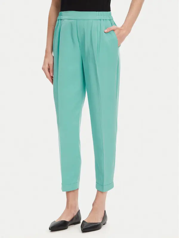 United Colors of Benetton United Colors Of Benetton Hlače 4Y09DF079 Zelena Regular Fit