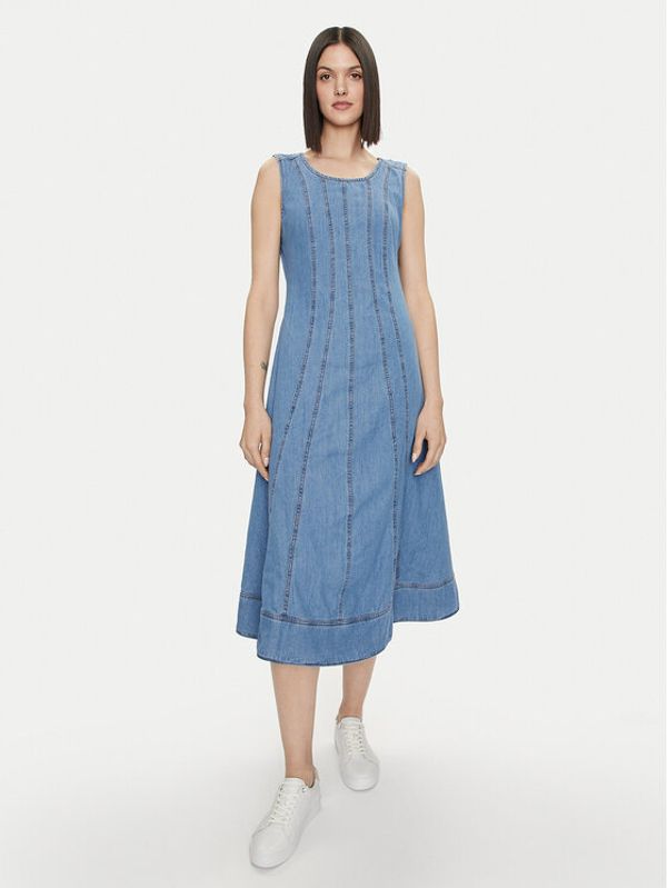 United Colors Of Benetton United Colors Of Benetton Jeans haljina 4SULDV087 Plava Regular Fit