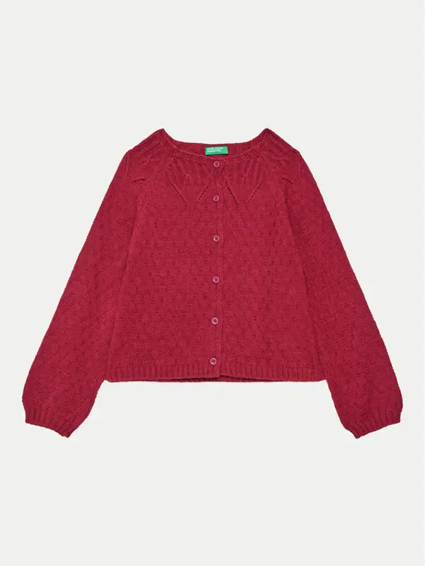 United Colors of Benetton United Colors Of Benetton Kardigan 1076G500J Ružičasta Regular Fit