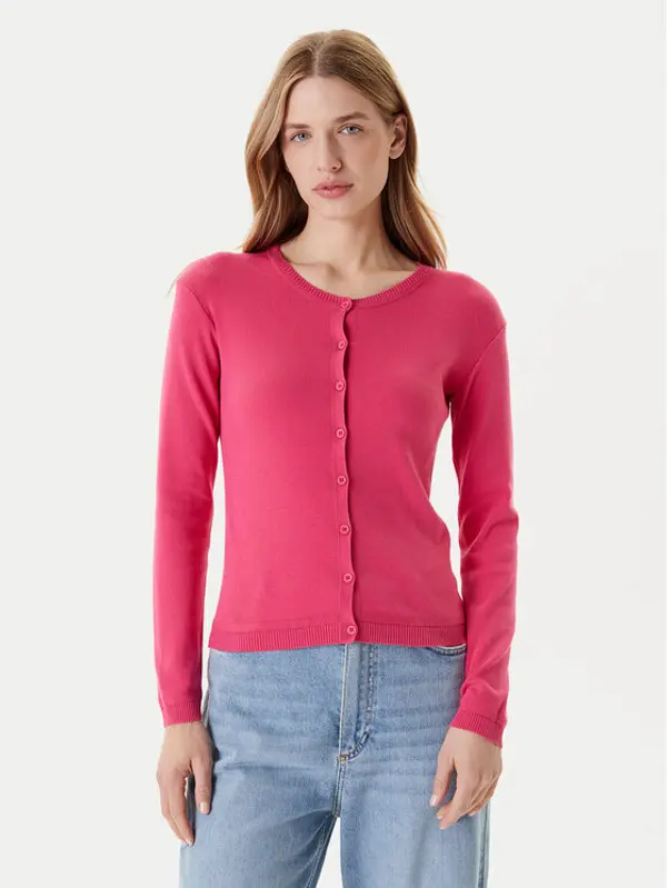 United Colors of Benetton United Colors Of Benetton Kardigan 1091D5558 Ružičasta Regular Fit