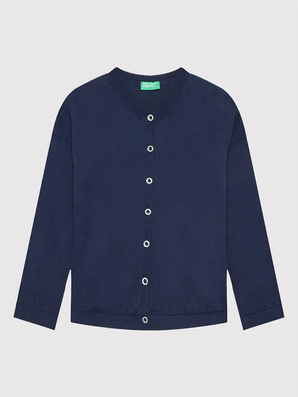 United Colors of Benetton United Colors Of Benetton Kardigan 1194G5007 Tamnoplava Regular Fit