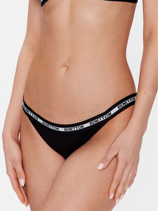 United Colors Of Benetton United Colors Of Benetton Klašične gaćice 3OP81S00L Crna