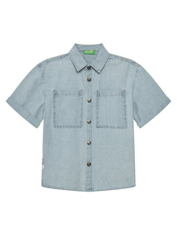 United Colors of Benetton United Colors Of Benetton Košulja 53Z9CQ046 Plava Regular Fit
