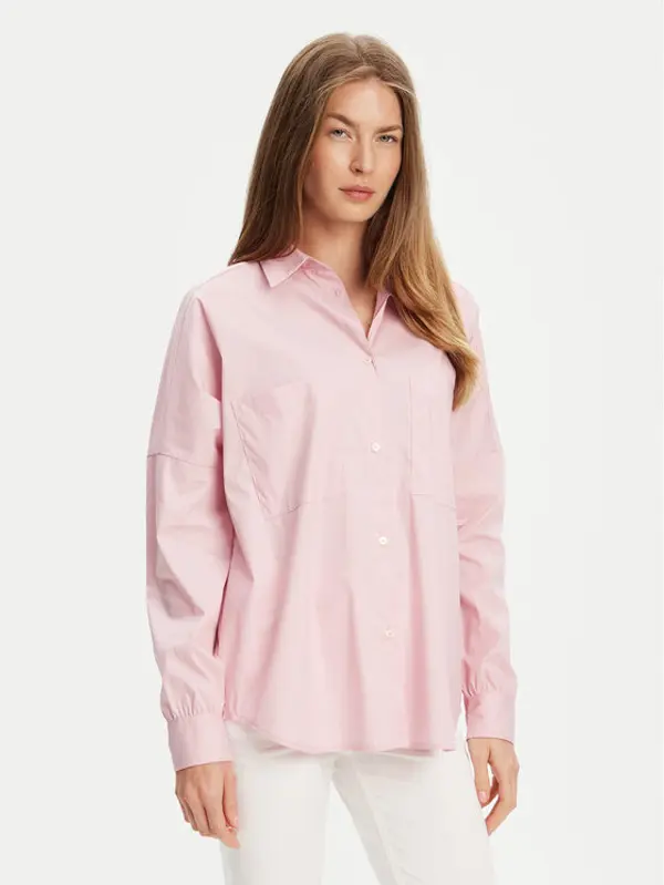 United Colors of Benetton United Colors Of Benetton Košulja 54KXDQ0B2 Ružičasta Oversize