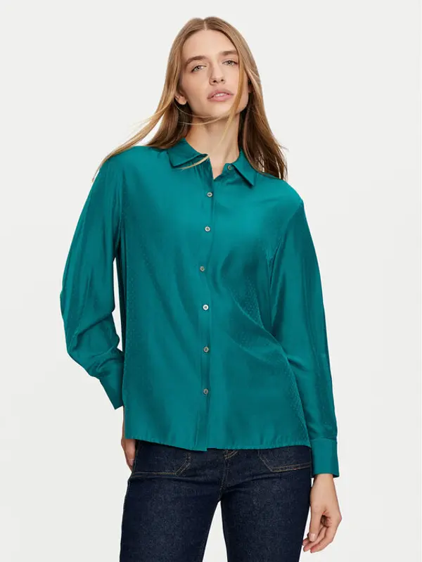 United Colors of Benetton United Colors Of Benetton Košulja 56YUDQ09G Tirkizna Regular Fit