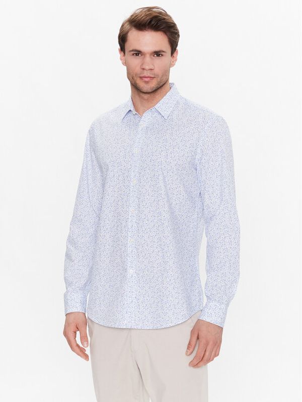 United Colors Of Benetton United Colors Of Benetton Košulja 58Z2UQ00W Bijela Regular Fit