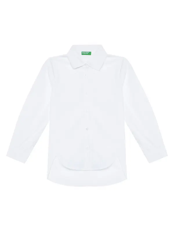 United Colors of Benetton United Colors Of Benetton Košulja 5EW7CQ04A Bijela Oversize