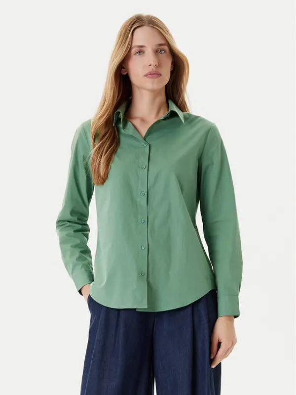 United Colors of Benetton United Colors Of Benetton Košulja 5HAXDQ0AX Zelena Regular Fit