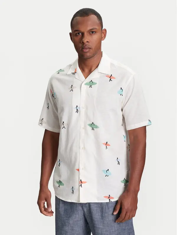 United Colors of Benetton United Colors Of Benetton Košulja 5HPWUQ05B Bež Regular Fit