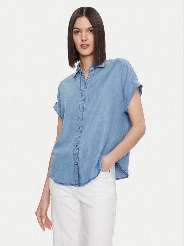 United Colors Of Benetton United Colors Of Benetton Košulja 5KHNDQ07Y Plava Regular Fit