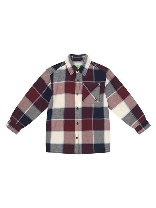 United Colors of Benetton United Colors Of Benetton Košulja 5LQHCQ04B Šarena Oversize