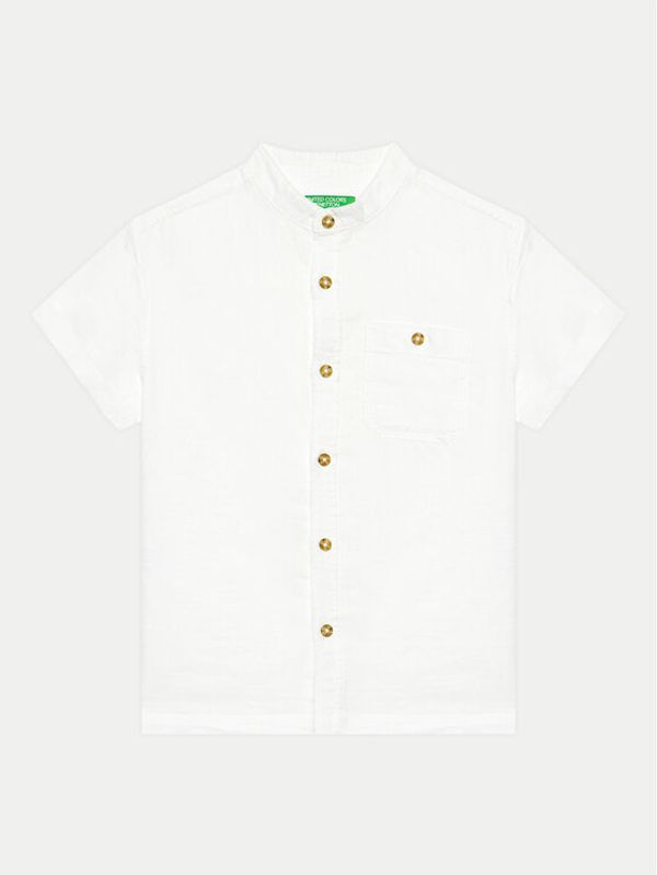 United Colors Of Benetton United Colors Of Benetton Košulja 5OK4CQ02K Bijela Regular Fit