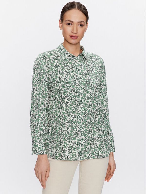 United Colors Of Benetton United Colors Of Benetton Košulja 5T17DQ02Y Zelena Relaxed Fit