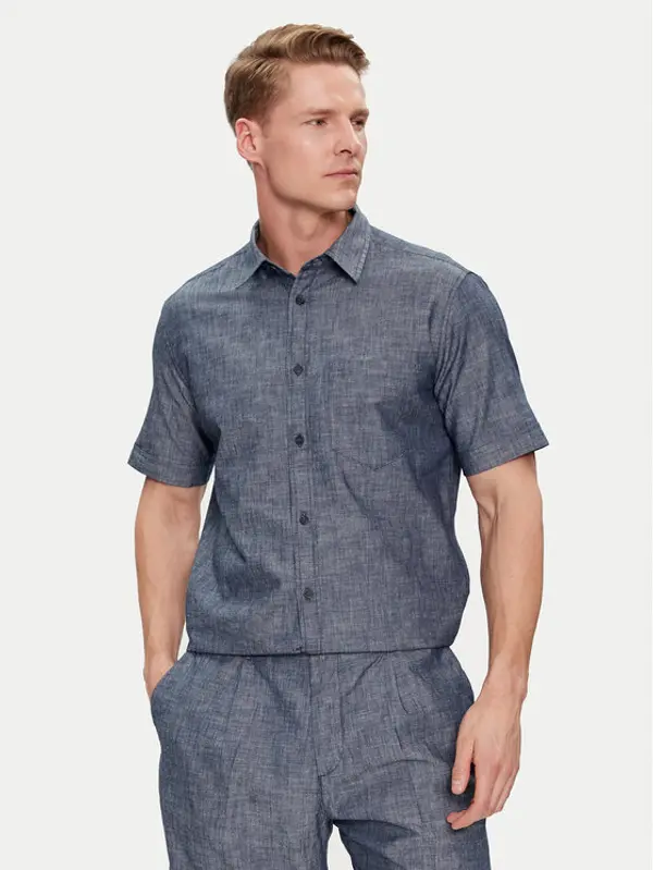 United Colors of Benetton United Colors Of Benetton Košulja 5WV1UQ03P Plava Regular Fit