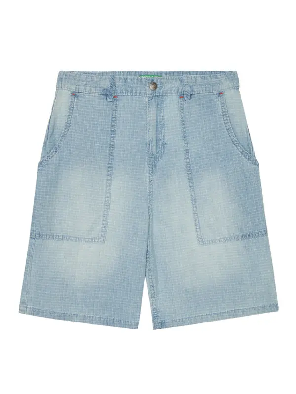 United Colors of Benetton United Colors Of Benetton Kratke hlače 43Z9C9042 Plava Regular Fit