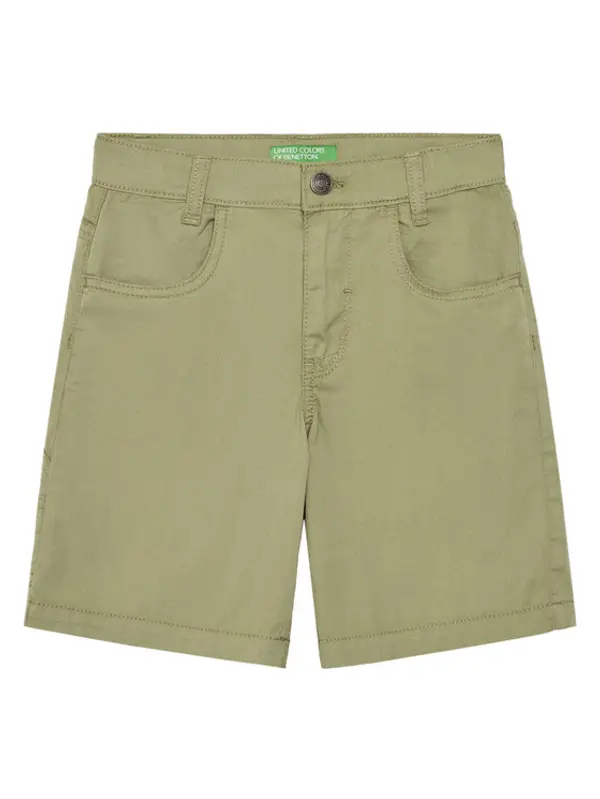 United Colors of Benetton United Colors Of Benetton Kratke hlače 47RGC902U Zelena Regular Fit