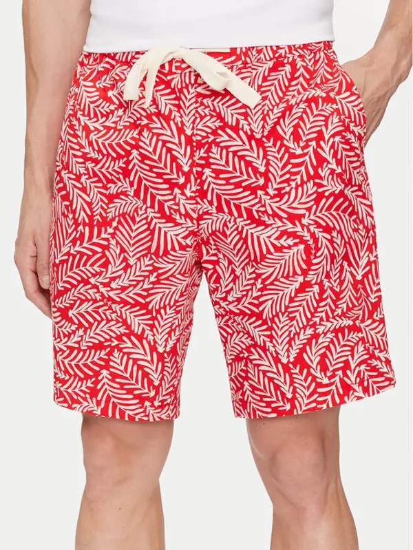 United Colors of Benetton United Colors Of Benetton Kratke hlače 4A5MU900L Crvena Regular Fit