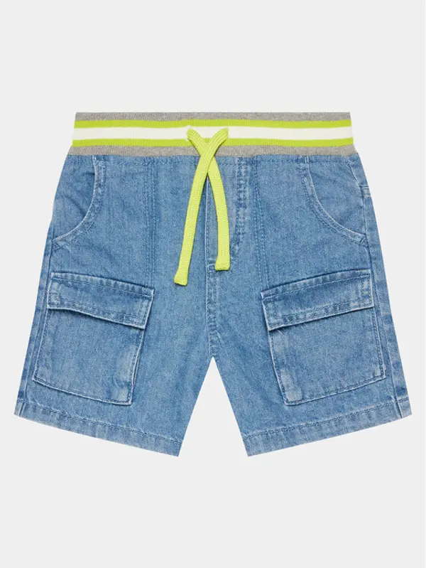 United Colors of Benetton United Colors Of Benetton Kratke hlače 4AD7G901O Plava Regular Fit