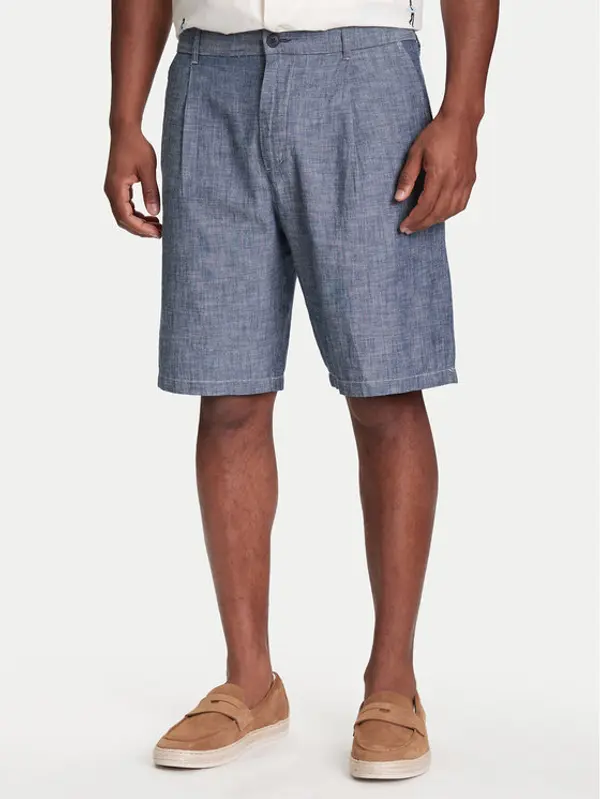 United Colors of Benetton United Colors Of Benetton Kratke hlače 4XGBU9015 Plava Regular Fit