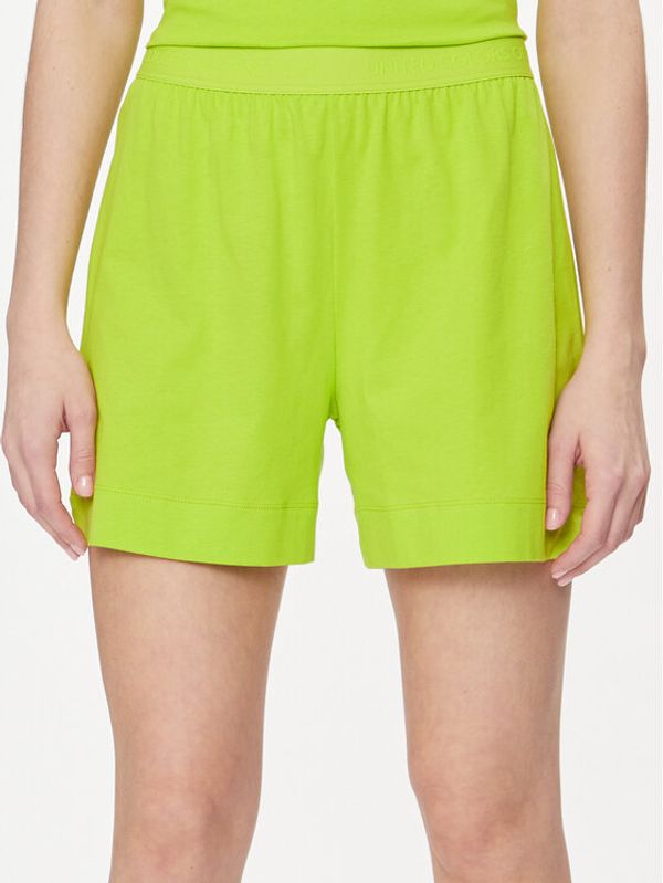 United Colors Of Benetton United Colors Of Benetton Kratke pidžama hlače 30963900F Zelena Regular Fit