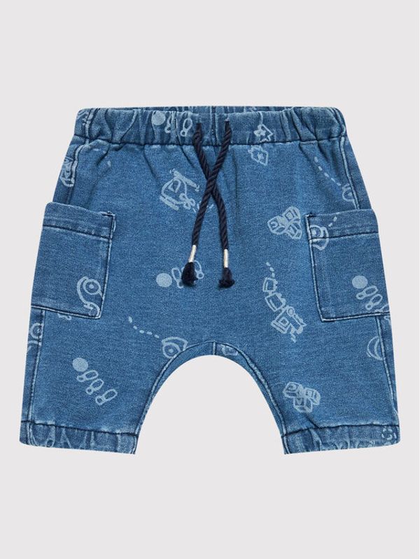 United Colors Of Benetton United Colors Of Benetton Kratke traperice 48AEAF004 Tamnoplava Regular Fit