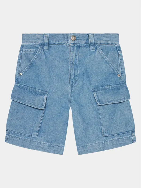 United Colors of Benetton United Colors Of Benetton Kratke traperice 4AD7C902I Plava Relaxed Fit