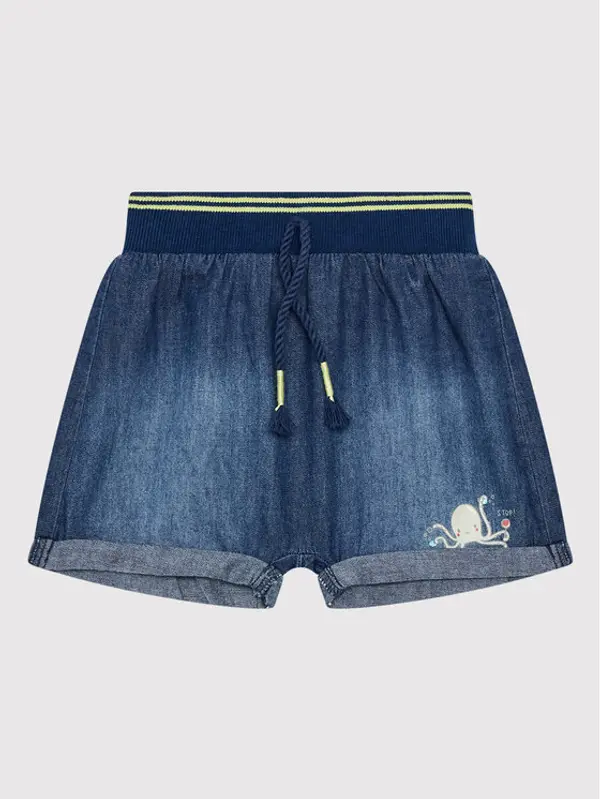 United Colors of Benetton United Colors Of Benetton Kratke traperice 4DHJA9004 Plava Regular Fit