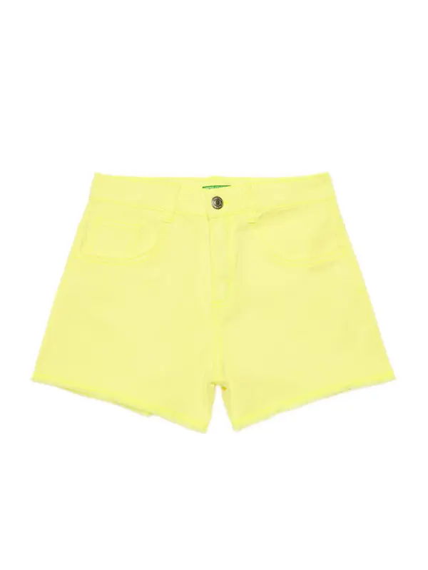 United Colors of Benetton United Colors Of Benetton Kratke traperice 4O69C9040 Žuta Regular Fit