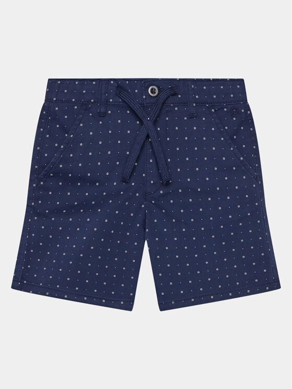 United Colors Of Benetton United Colors Of Benetton Kratke traperice 4PA2G901J Tamnoplava Regular Fit