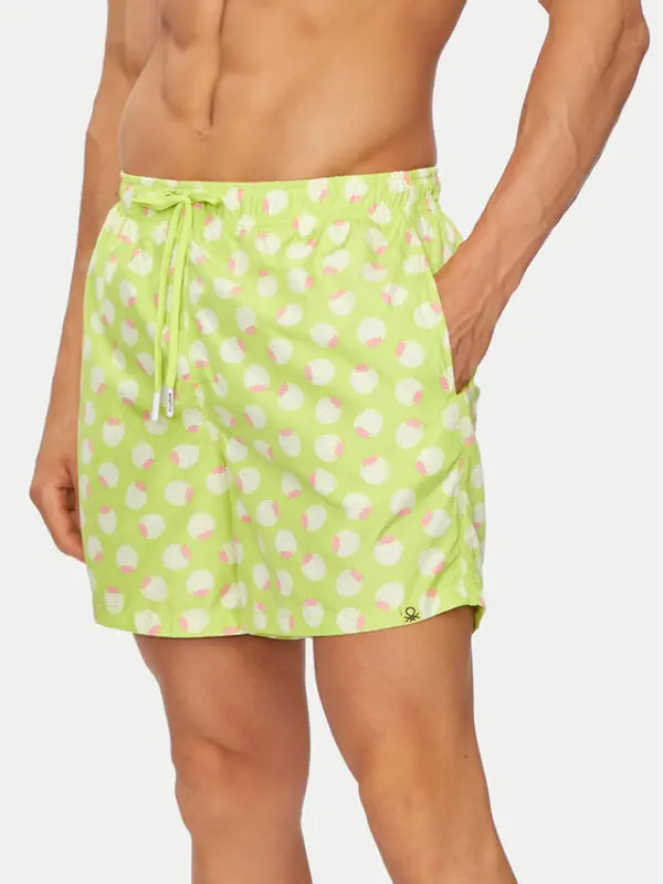 United Colors of Benetton United Colors Of Benetton Kupaće gaće i hlače 54MX6X00R Zelena Regular Fit