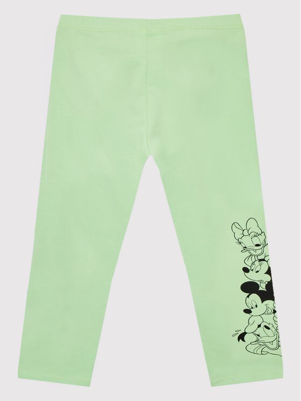 United Colors Of Benetton United Colors Of Benetton Leggings DISNEY 3P4ZCF00Z Zelena Slim Fit