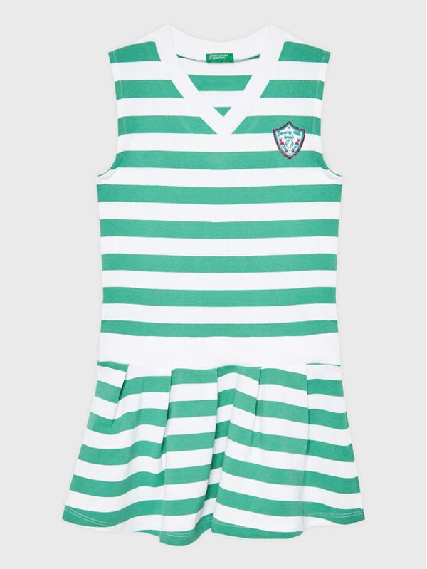 United Colors Of Benetton United Colors Of Benetton Ljetna haljina 38PMCV00A Zelena Regular Fit