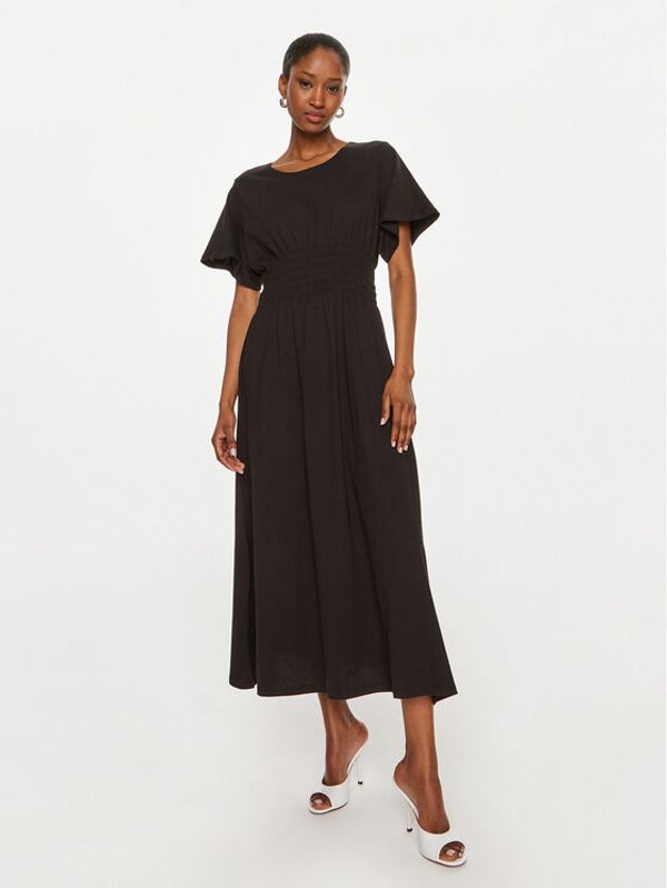 United Colors Of Benetton United Colors Of Benetton Ljetna haljina 3BL0DV01I Crna Regular Fit