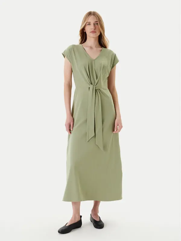 United Colors of Benetton United Colors Of Benetton Ljetna haljina 3FJHDV01T Zelena Regular Fit