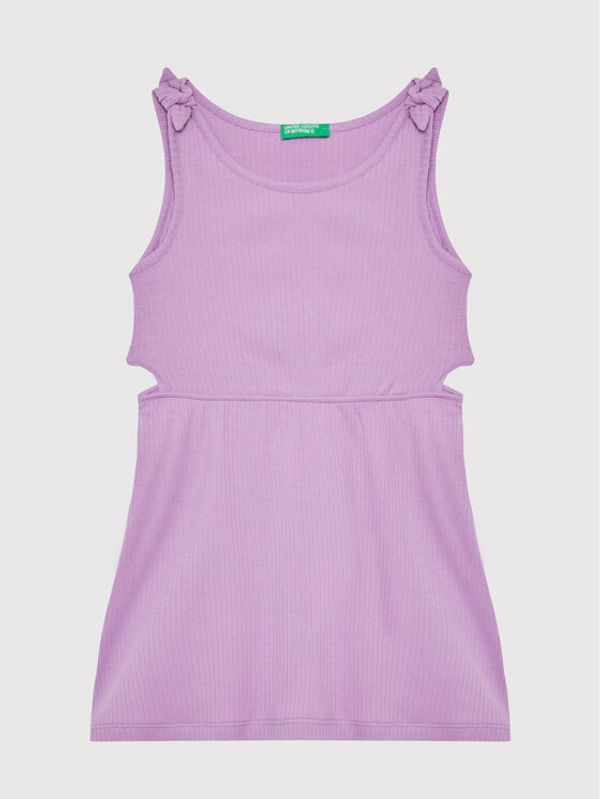 United Colors Of Benetton United Colors Of Benetton Ljetna haljina 3HCGCV005 Ljubičasta Regular Fit