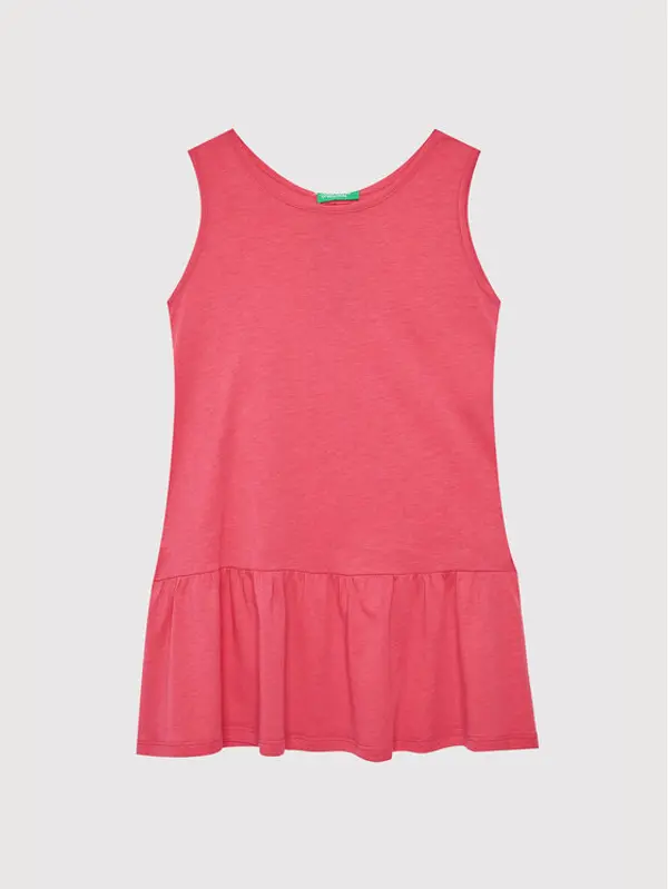 United Colors of Benetton United Colors Of Benetton Ljetna haljina 3Q220V001 Ružičasta Relaxed Fit