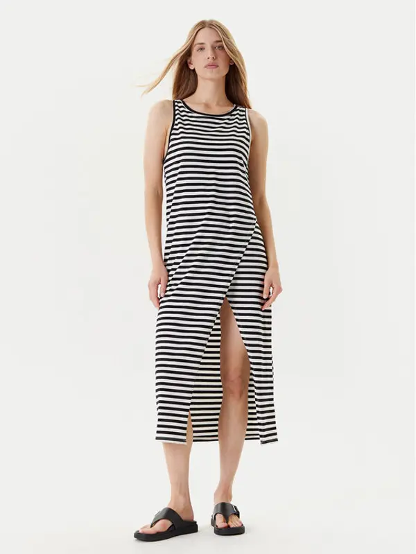 United Colors of Benetton United Colors Of Benetton Ljetna haljina 3W0C5V02F Crna Regular Fit