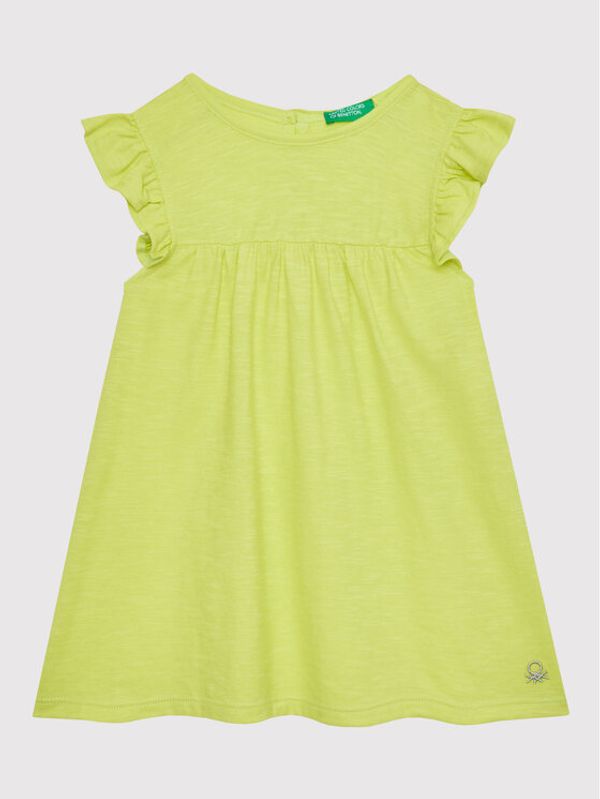 United Colors Of Benetton United Colors Of Benetton Ljetna haljina 3Z7QGV002 Zelena Regular Fit
